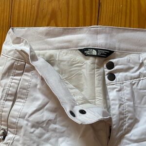The North Face Women's White Cargo Ski Pants